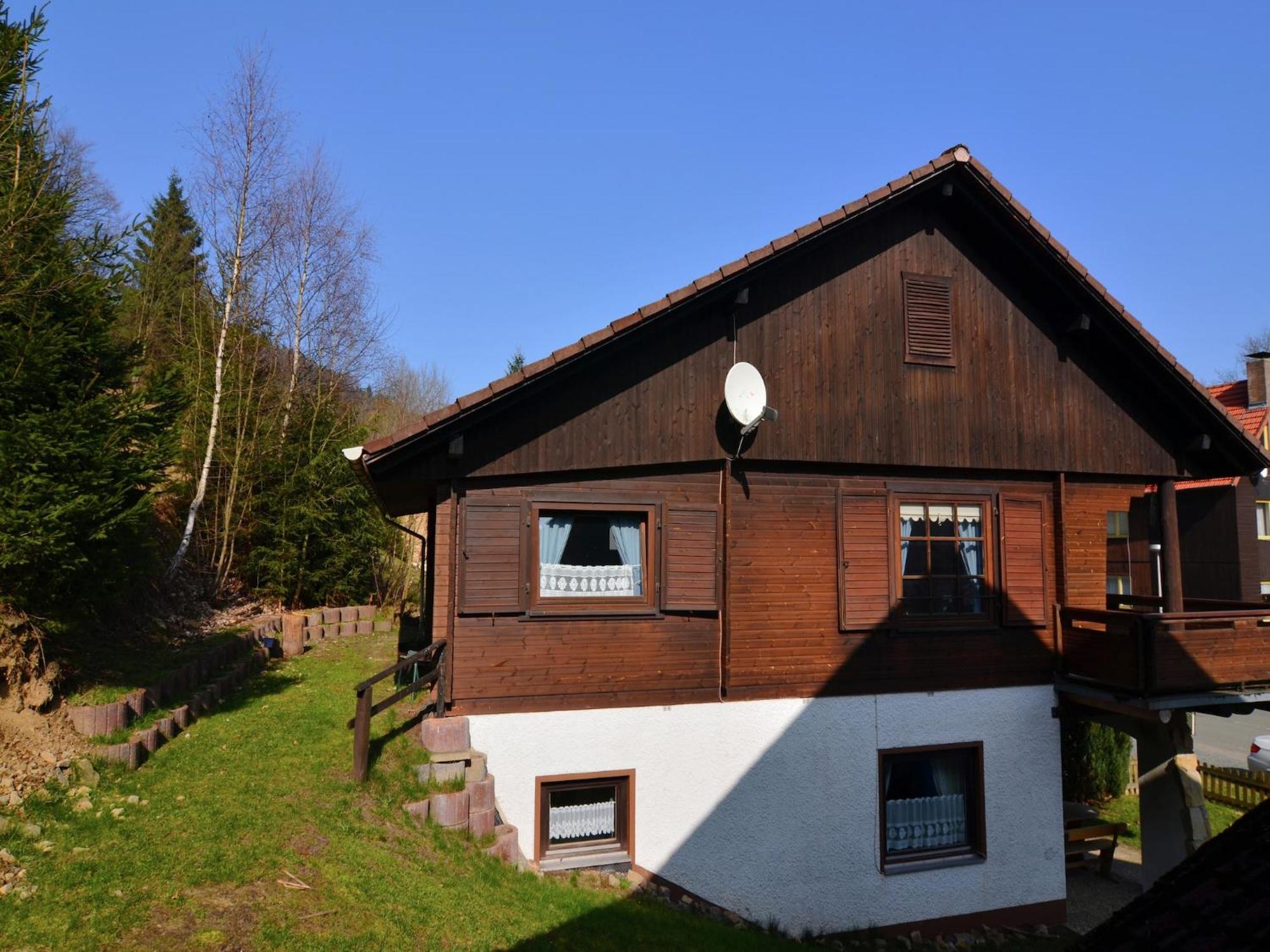 Detached Holiday Residence In The Wonderfully Beautiful Harz Kamschlacken Bagian luar foto