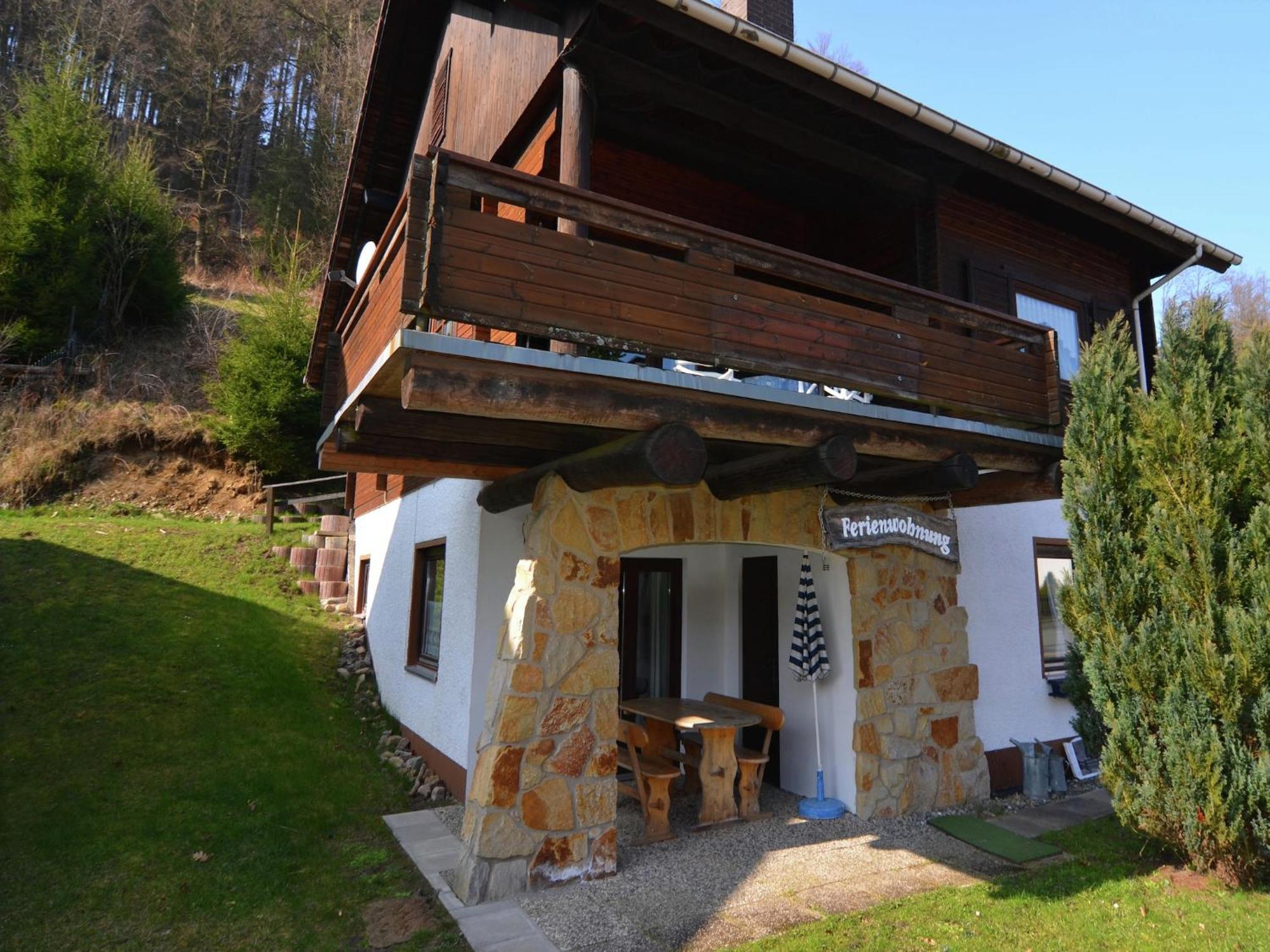 Detached Holiday Residence In The Wonderfully Beautiful Harz Kamschlacken Bagian luar foto