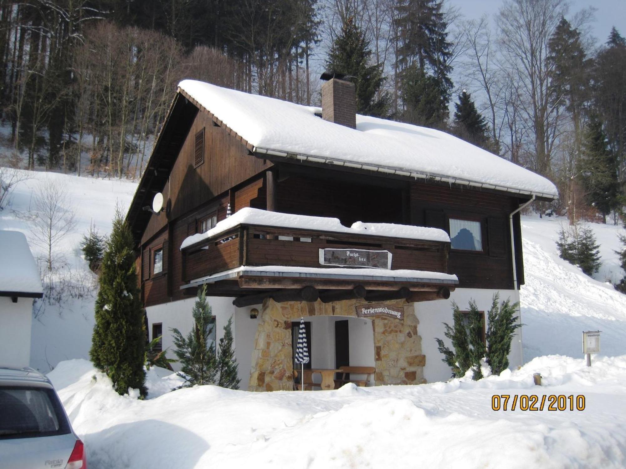 Detached Holiday Residence In The Wonderfully Beautiful Harz Kamschlacken Bagian luar foto