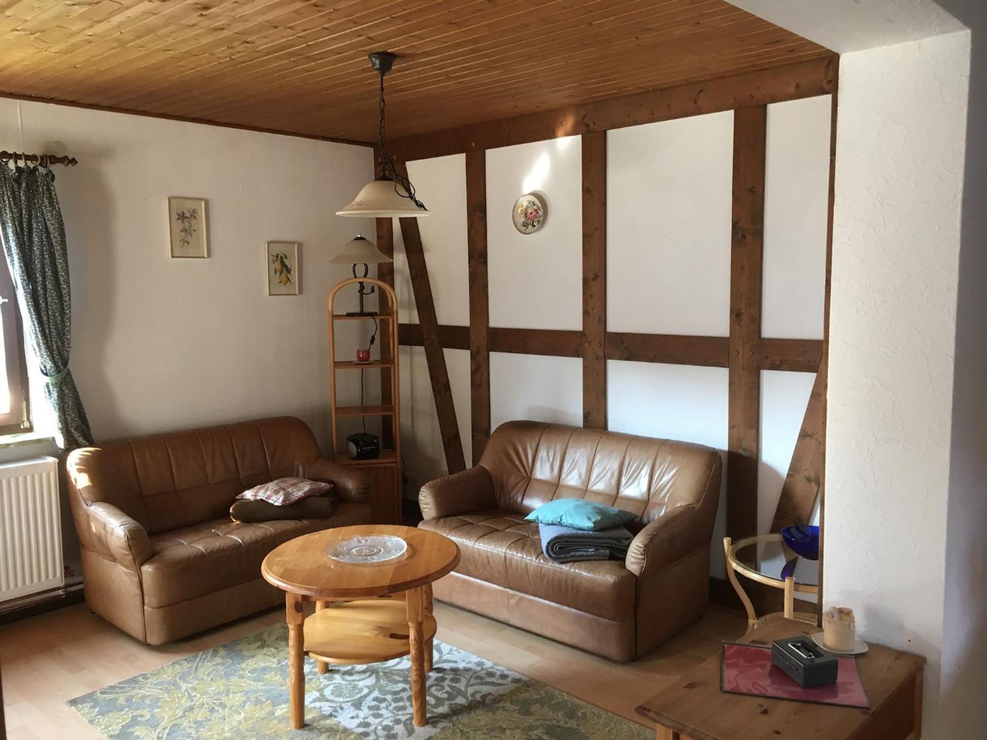 Detached Holiday Residence In The Wonderfully Beautiful Harz Kamschlacken Bagian luar foto